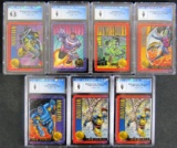Lot (7) 1993 Skybox X-MEN Series 2 Trading Cards All CGC Graded 9 Mint/ 9.5 Gem Mint