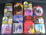 Lot (8) Assorted Batman Related Action Figures. Various Makers DC Comics Kenner