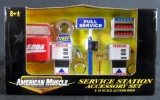 American Muscle 1:18 Diecast Service Station Accessory Set Sealed MIB