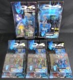 Lot (5) ID4 Independence Day Action Figures & Micro Battle Playset NIP