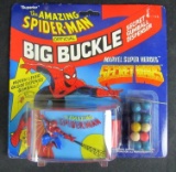 Vintage 1985 Marvel Secret Wars Spider-Man Belt Buckle/ Gumball Dispenser MOC