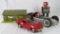 Grouping Antique / Vintage Toys- AS IS/ Tin Battery Op, Marx Army Building Etc