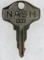 Antique 1919 - 1921 Signed Nash Automobile Key