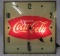 Antique Coca Cola PAM Advertising Clock 15 x 15
