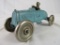 Antique Kenton Cast Iron No. 3 Boat Tail Racer w/ Nickel Plated Wheels 7