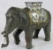 Antique Cast Iron Elephant Mechanical Coin Bank
