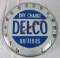 Antique Delco Dry Charge Batteries Advertising Glass Bubble Thermometer