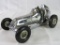 Antique Roy Cox Gas Engine Thimble Drome Champion Racer Chrome Tether Car 9.5