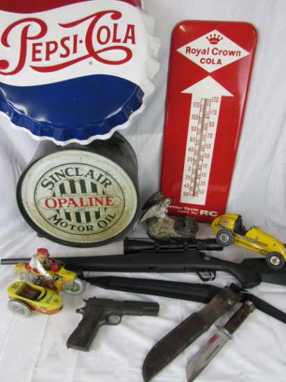 Massive Auction- Advertising Coins Toys Firearms++