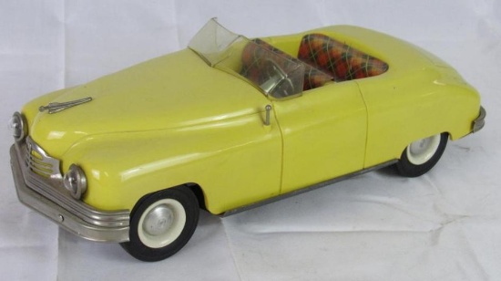 Antique Conway 1948 Packard Convertible Wind-Up Toy 12"