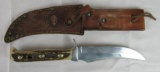 Vintage 1960's Puma Skinner #6393 Fixed Blade Knife From Estate of Vietnam Vet