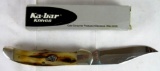 Vintage Ka-Bar Dogs Head #V111-78 Folding Knife MIB
