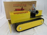 Antique Saunders Marvelous Mike Robot Battery Op Metal Tractor