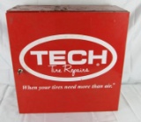 Vintage Tech Tire Repair Metal Service Station Cabinet