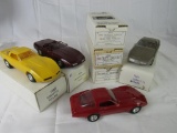 Lot (7) Vintage Chevrolet Corvette Dealer Promo Cars (1979-1995)