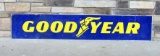 Vintage Goodyear Tires Metal Advertising Sign 5 ft.