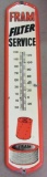 Antique Original Fram Oil Filters Metal Advertising Thermometer 39
