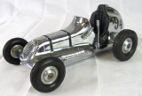 Antique Roy Cox Thimble Drome Champion Racer Chrome Tether Car 9.5