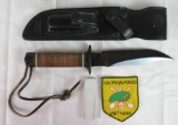 Outstanding Seki-Japan SOG Fixed Blade Knife w/ Vietnam Special Forces Patch
