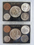 1960 P & D US 90% Silver Mint Uncirculated Coin Sets