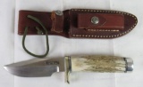 Outstanding Randall #23 Fixed Blade Knife Gamemaster/ Stag Handle with Scabbard