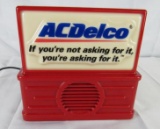 Vintage AC Delco Light-Up Logo top Advertsing Radio