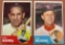 1963 Topps #250 Stan Musial & #340 Yogi Berra