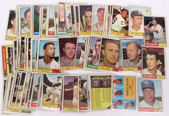 Lot (94) 1961 Topps Baseball Cards