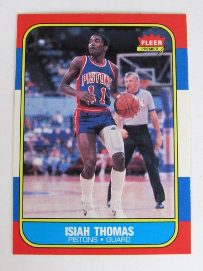 1986-87 Fleer #107 Isiah Thomas RC Rookie Card