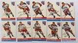 Lot (10) 1954-55 Topps Hockey- All New York Rangers
