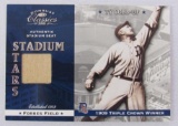 2001 Donruss Classics Ty Cobb Stadium Stars/ Seat/ Relic Card- Forbes Field