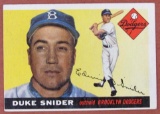 1955 Topps #210 Duke Snider High Number