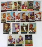 Lot (22) 1964 & 1965 Philadelphia Football Cards