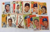 Lot (30) 1954 Topps Baseball Cards