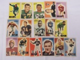 Lot (16) 1955 Bowman Football Cards