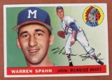 1955 Topps #31 Warren Spahn