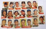 Lot (20) 1953 Topps Baseball Cards