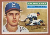 1956 Topps #107 Eddie Mathews