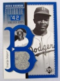 2001 Upper Deck Jackie Robinson Game Used Jersey Card 