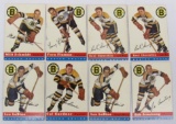 Lot (8) 1954-55 Topps Hockey- All Boston Bruins