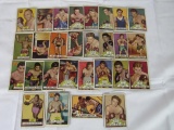 Lot (28) Diff. 1951 Topps Ringside Boxing Cards incl. Sugar Ray Robinson