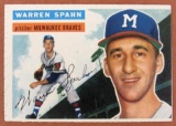 1956 Topps #10 Warren Spahn
