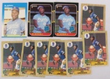 Lot (10) 1987 Bo Jackson Baseball RC Rookie Cards