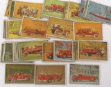Huge Lot (88) 1953 Bowman Firefighters Cards