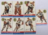 Lot (7) 1954-55 Topps Hockey- All Boston Bruins