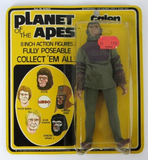 Vintage 1974 Mego Planet of the Apes GALEN 8" Figure Sealed MOC