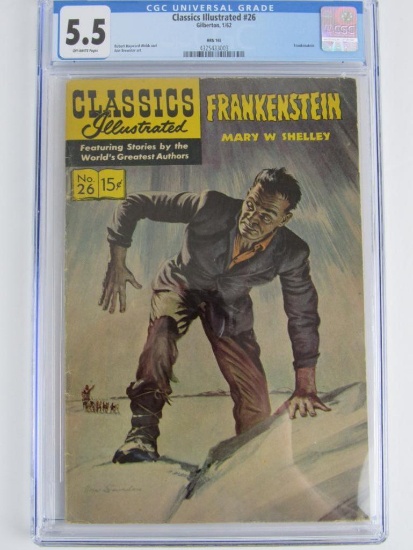 Classics Illustrated #26 (1962) Silver Age Frankenstein CGC 5.5