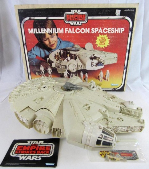 Vintage 1980 Kenner Star Wars Empire Strikes Back Millennium Falcon Complete in Box