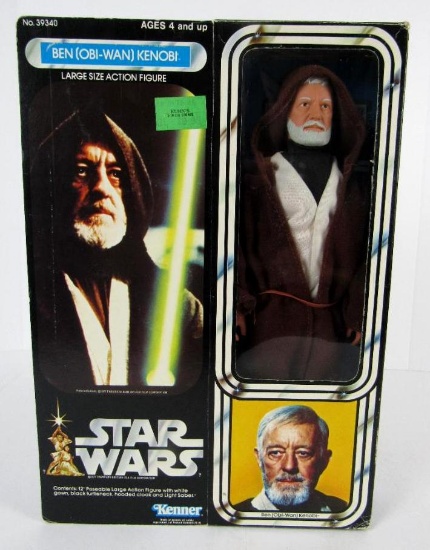 Vintage 1978 Star Wars 12" Series Obi-Wan Kenobi Complete MIB Minty!