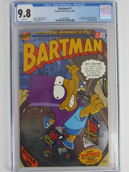 Bartman #1 (1993) KEY 1st Issue/ Simpsons/ Bongo Comics CGC 9.8